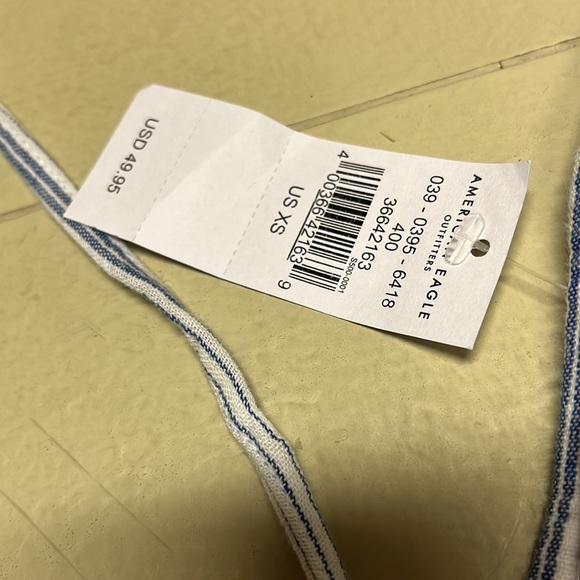 American eagle party wrap dress striped brand new only tried on - Picture 3 of 4